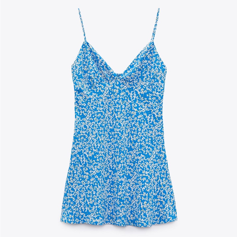 Zara Floral Print Mini Dress